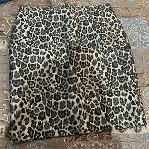 Ann Taylor Skirt Size 14 Leopard